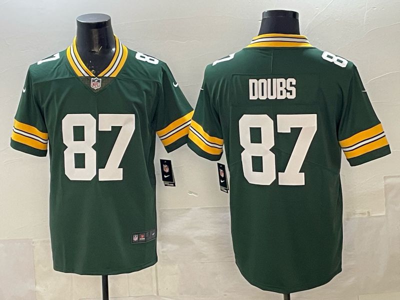 Men 2026 Green Bay Packers #87 Doubs Green Limited Nike NFL Jersey style 02->seattle mariners->MLB Jersey